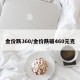 金价跌360/金价跌破460元克